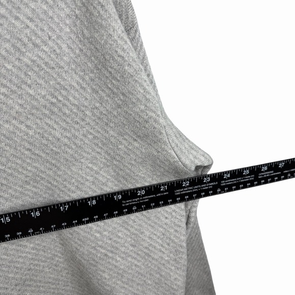 Zaket & Plover Neru Collar Sweater Cotton/Cashmere Blend Contemporary Knit Gray - Picture 2 of 6